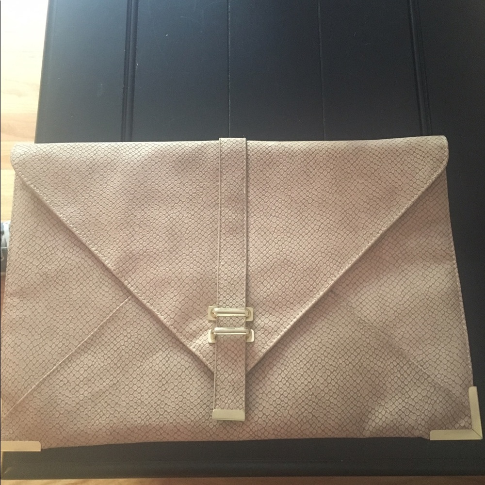ASOS Taupe Envelope Clutch - Picture 2 of 3