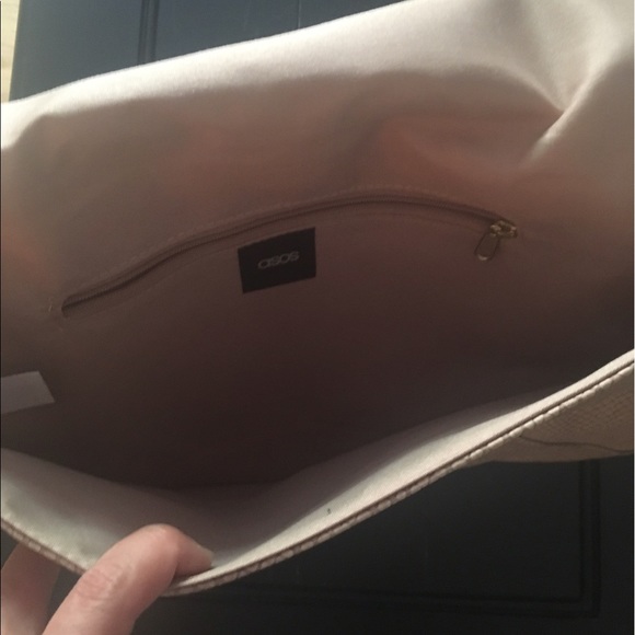 ASOS Taupe Envelope Clutch - Picture 3 of 3