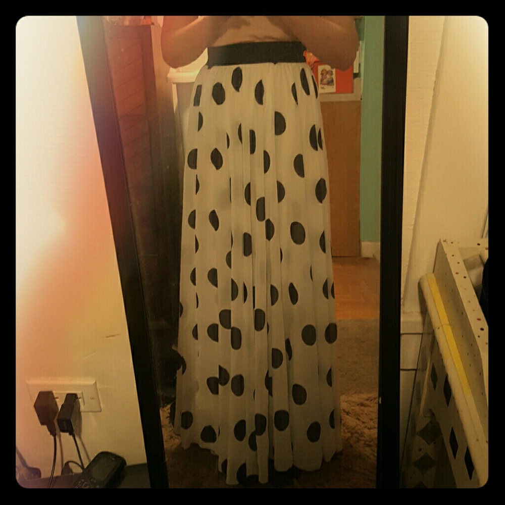 High waisted chiffon shirt