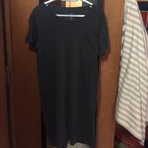Grey J. Crew tee shirt dress