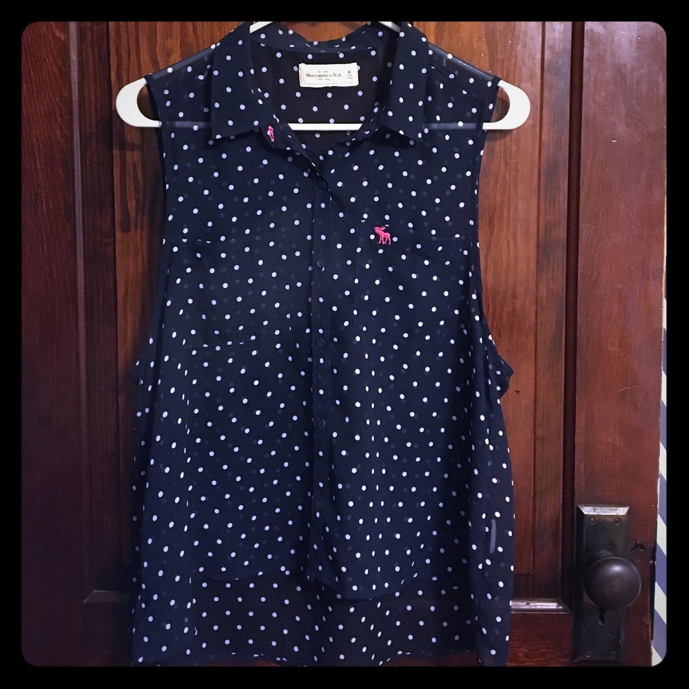 Sheer Button Up Blouse