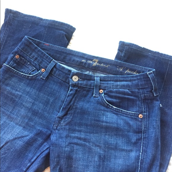 7 For All Mankind Jeans 27 Boot - Picture 4 of 5