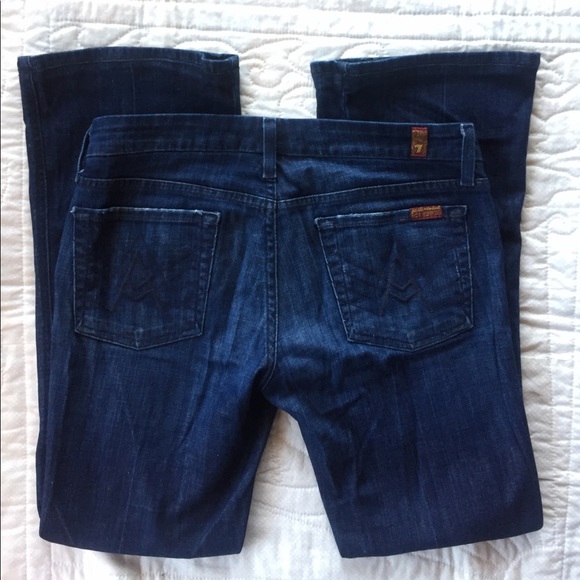 7 For All Mankind Jeans 27 Boot - Picture 3 of 5