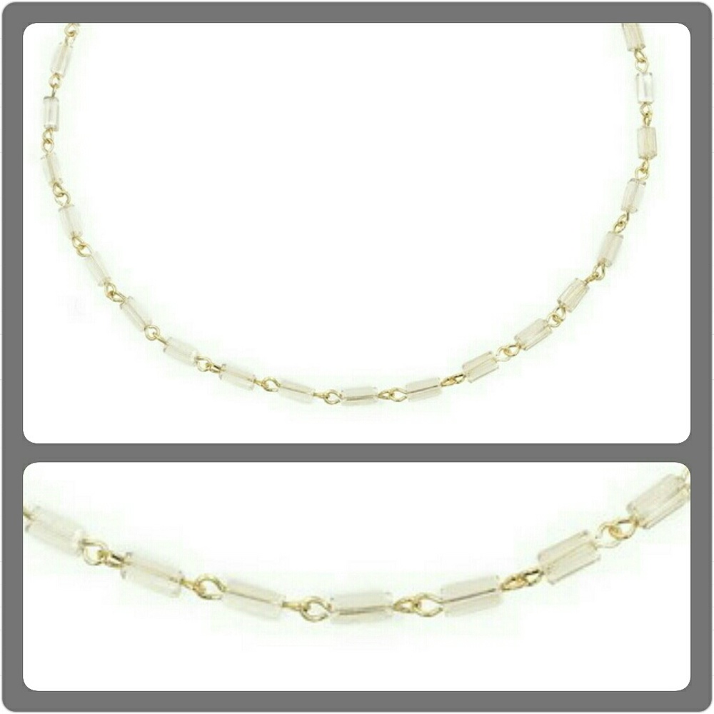 Beaded Glass Choker Necklace