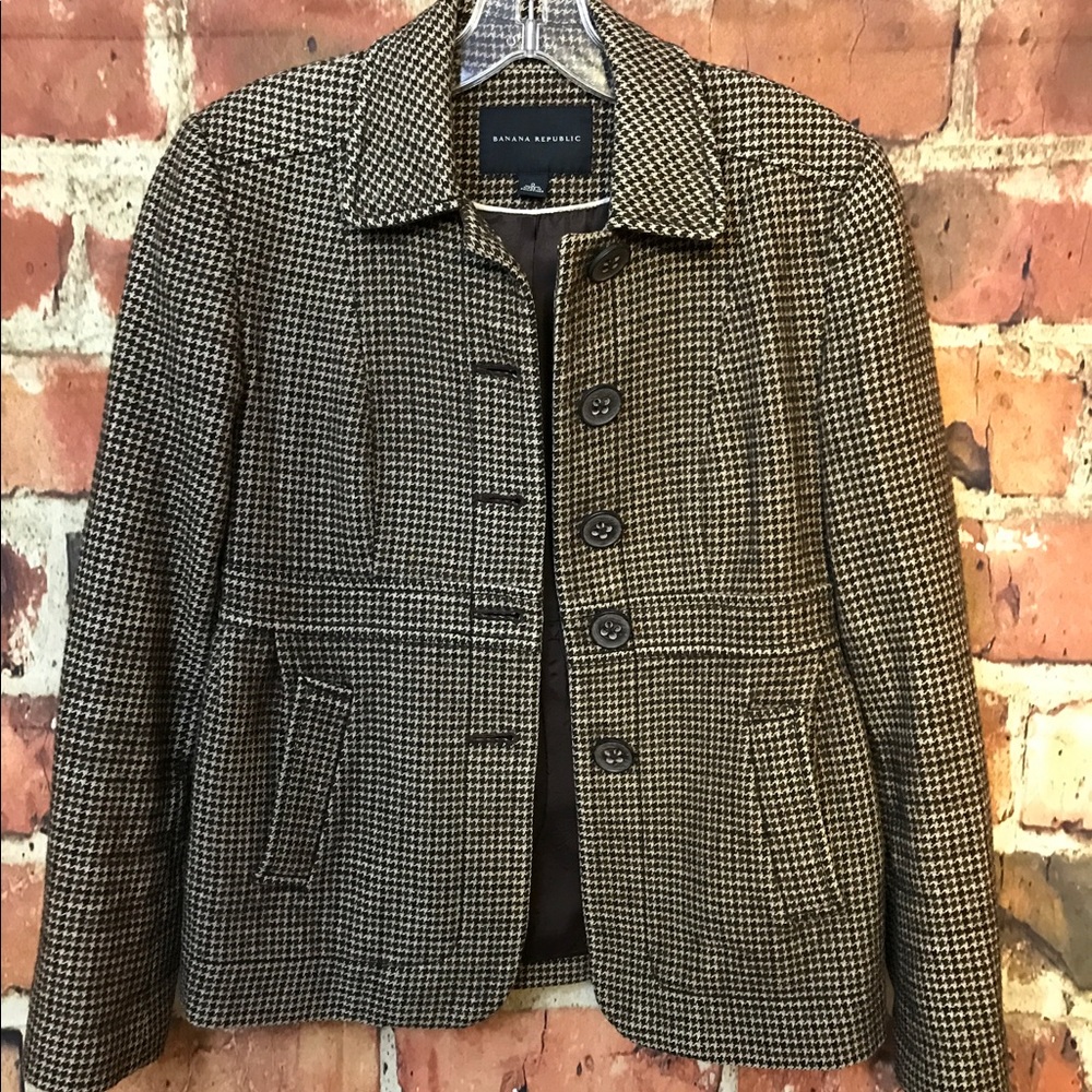 Banana Republic tweed jacket