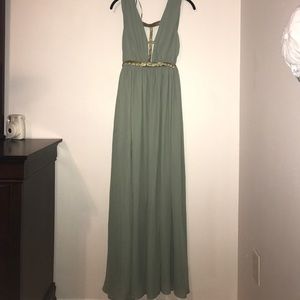 Light blue prom dress