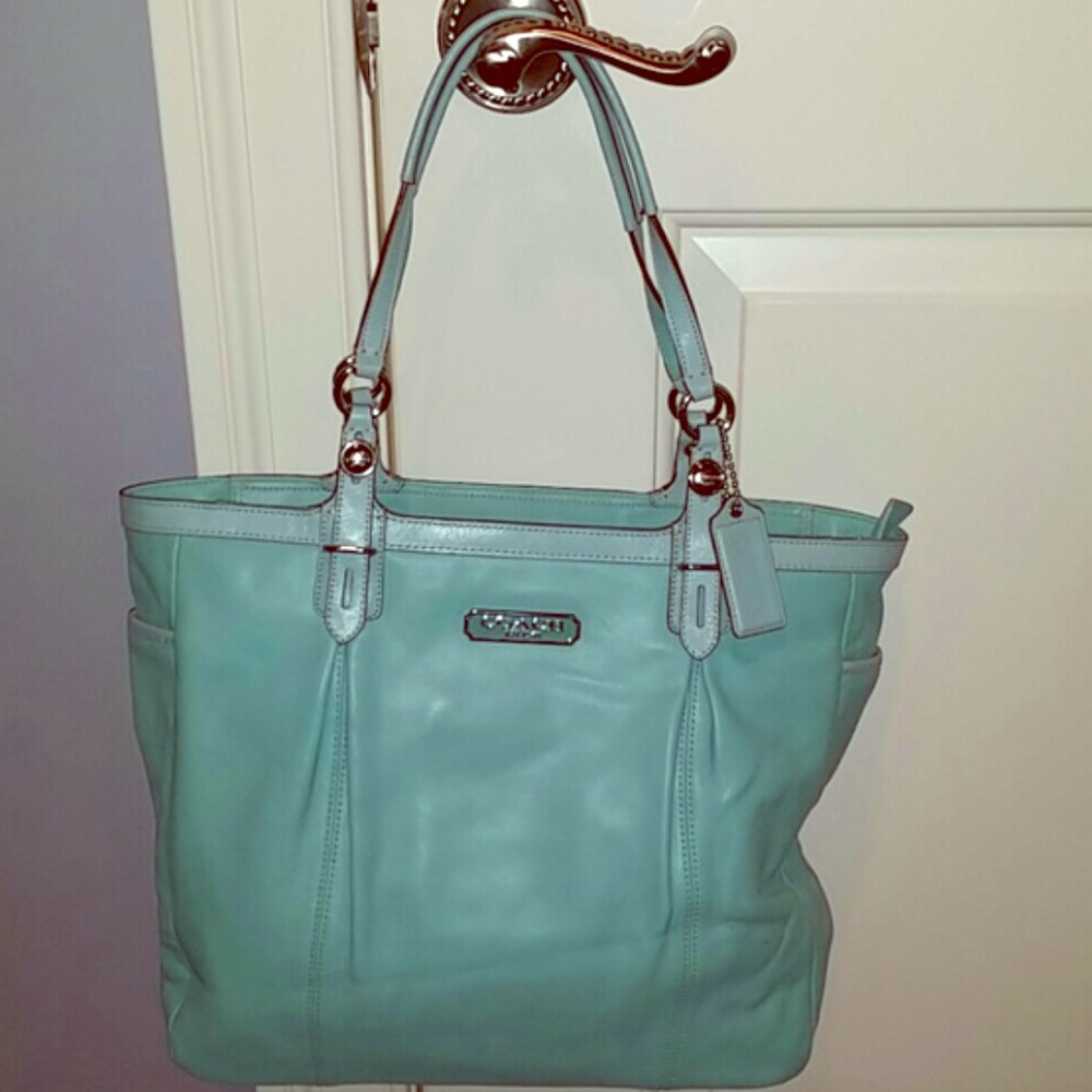 Coach Gallery Leather North-South Tote Handbag