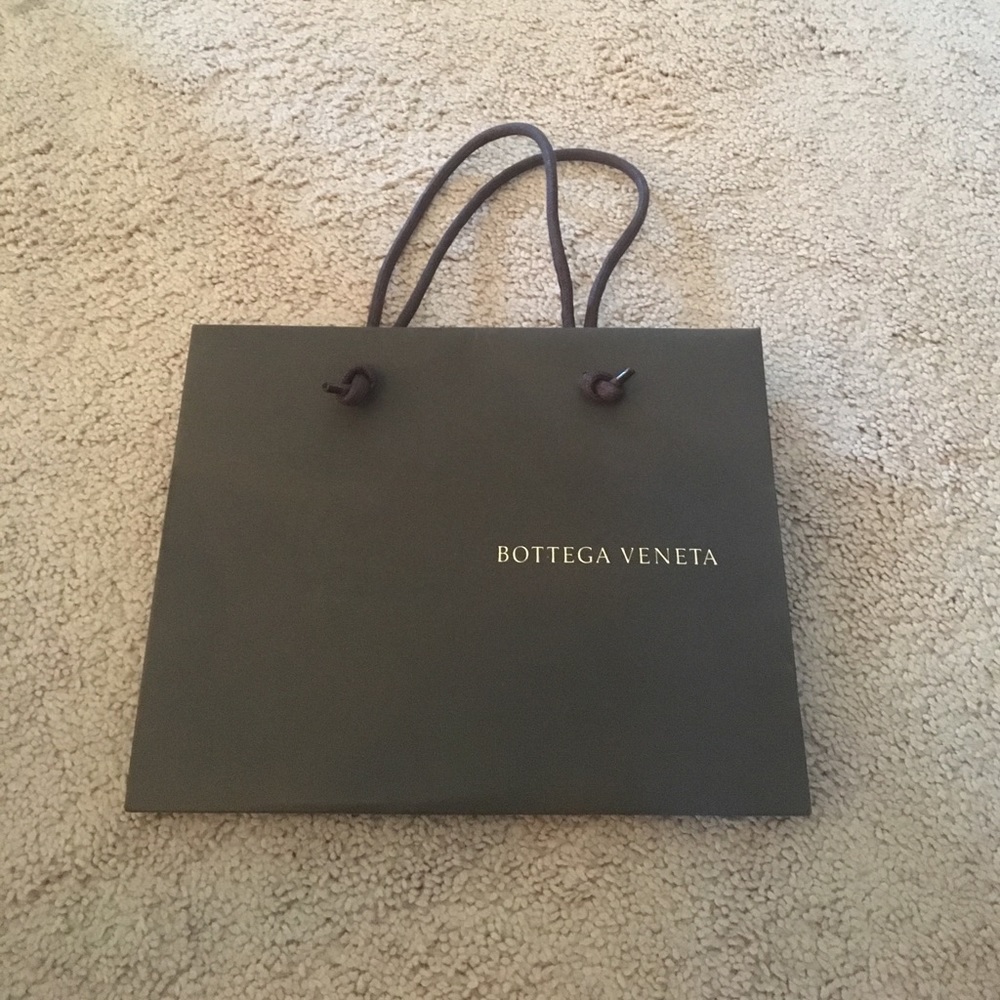 Bottega Veneta shopping bag dark brown