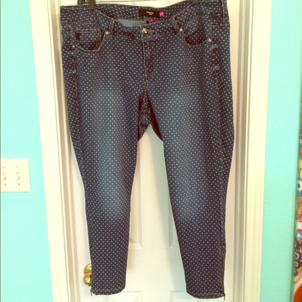 Polka Dot Denim!