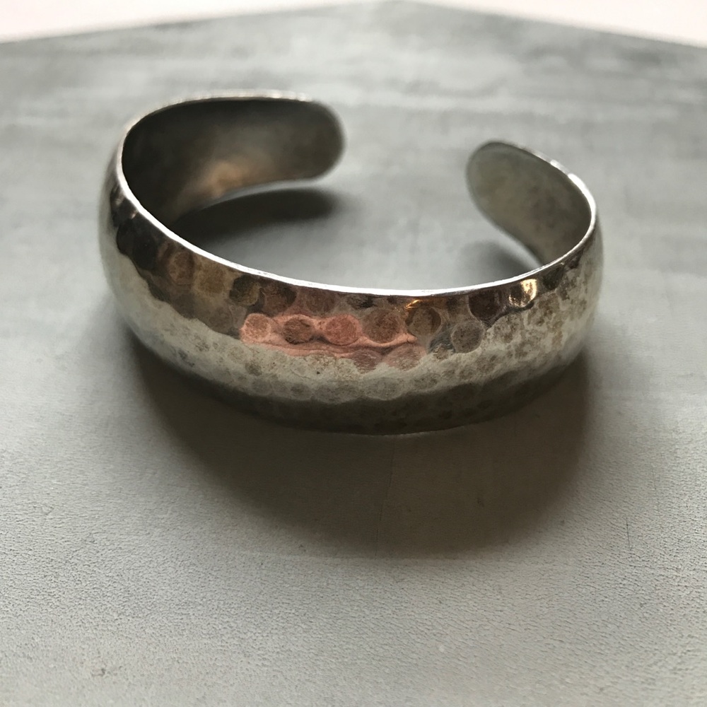 Vtg Silver Cuff
