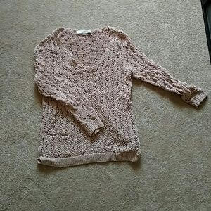 Knitted Ann Taylor Loft spring sweater.
