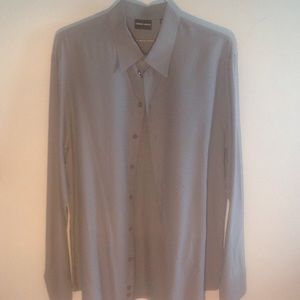 Men's dress shirt Giorgio Armani 44 17.5 grey