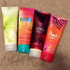 Bath and Body Works lotions