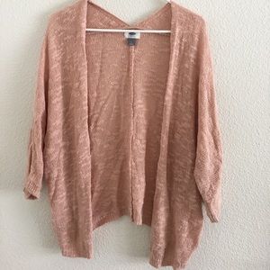 Old Navy Pink Knit Kimono/ Sweater
