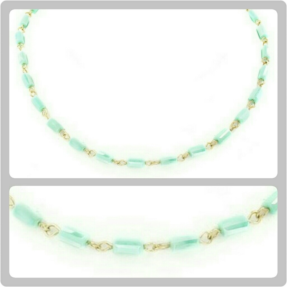Glass Beaded Choker Necklace