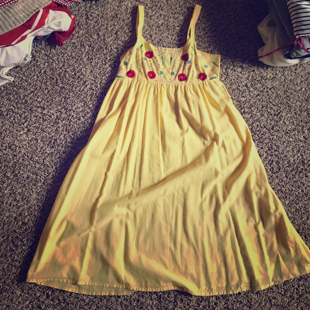 Yellow sun dress