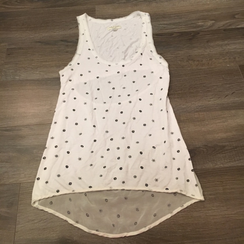 White Pattern Tank