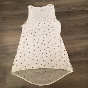White Pattern Tank