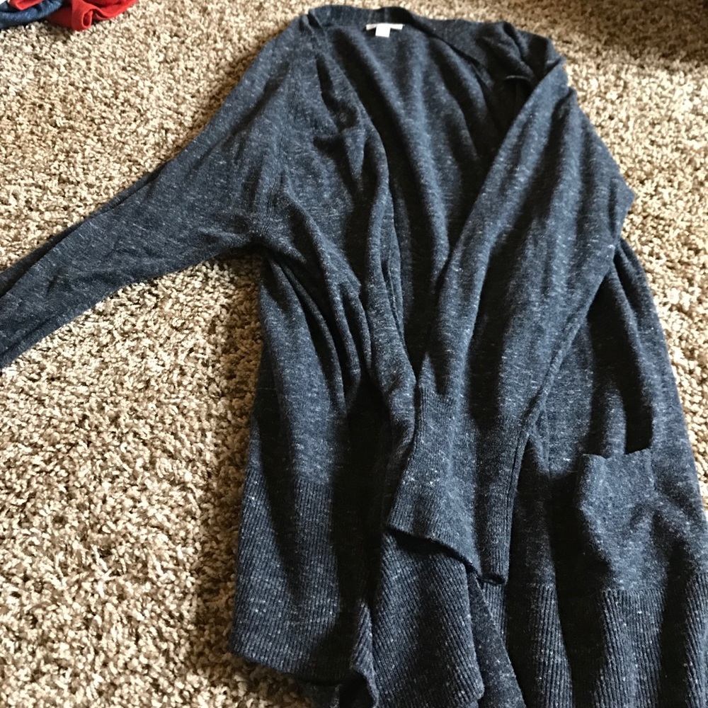 Navy cardigan