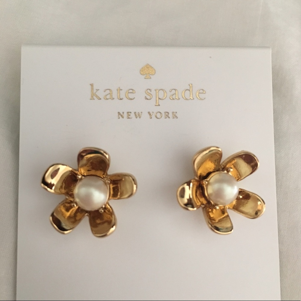 Kate Spade Pearl Flower Earrings