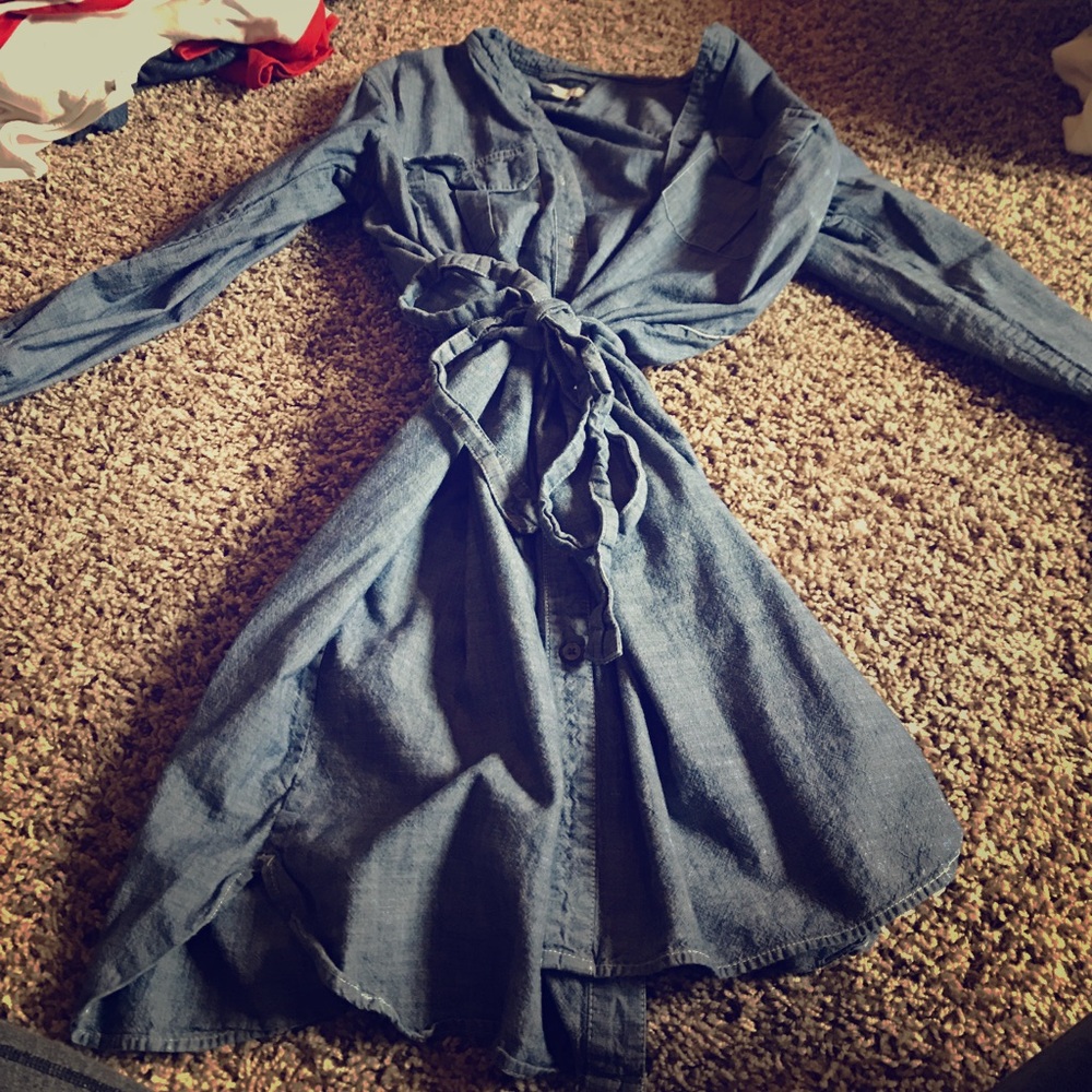 Denim dress