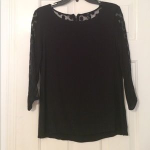 forever 21 black blouse