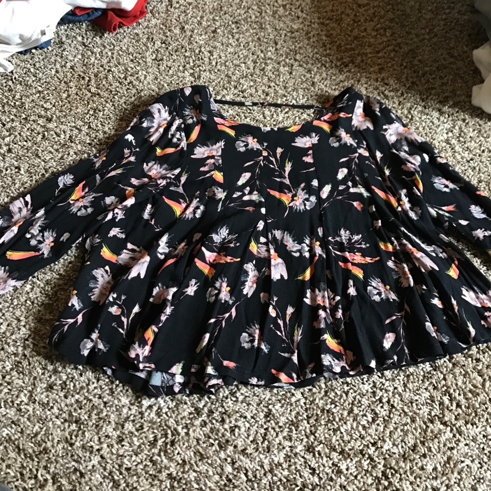 Floral crop top