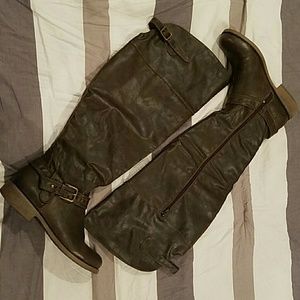 NIB Diba Over the Knee Combat Riding Boots