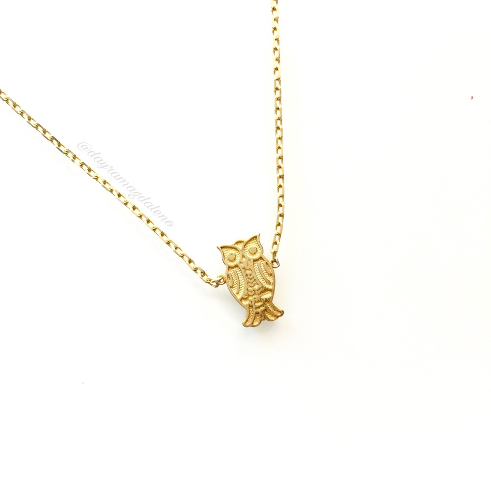 Dainty Owl Necklace