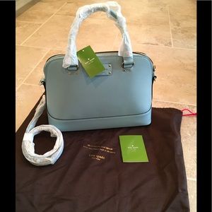 NWT Kate Spade Rachelle Wellesley Blue Hydrangea