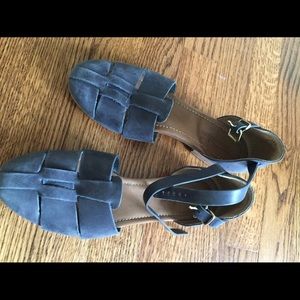 Steven Alan leather closed toe sandals