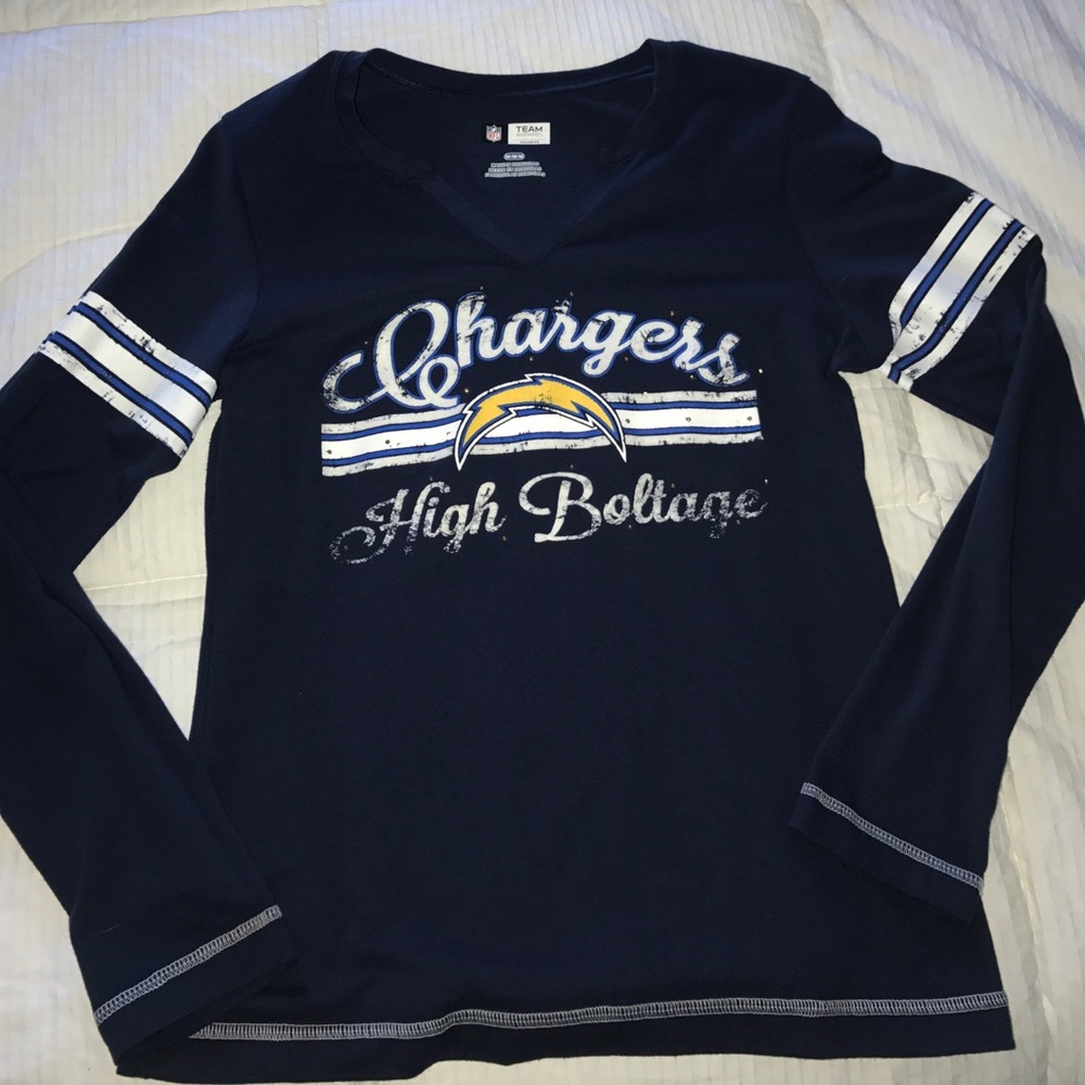 NFL team apparel chargers top