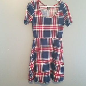 Rue 21 Plaid Dress Small