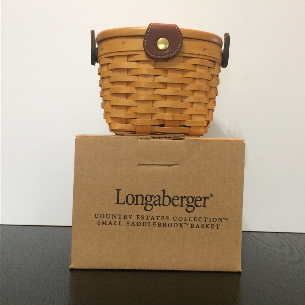 Longaberger saddlebrook basket purse NIB Adorable!