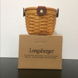 Longaberger saddlebrook basket purse NIB Adorable!