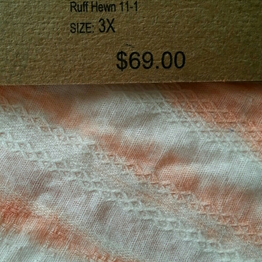 New RUFF HEWN PLUS VINTAGE BLOUSE org$69 - Picture 4 of 5