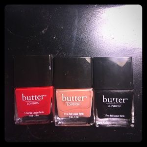 3 Butter London Nail Polishes