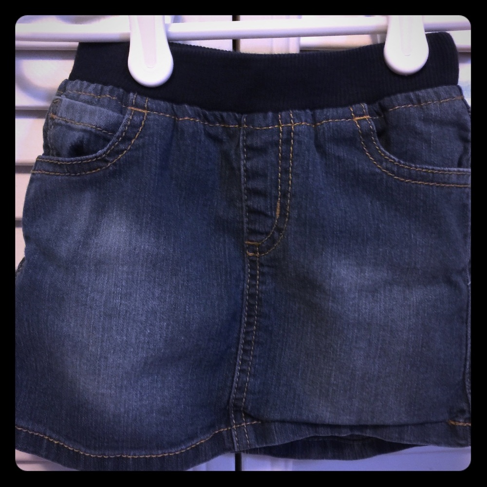denim skirt by Crazy 8 12-18m