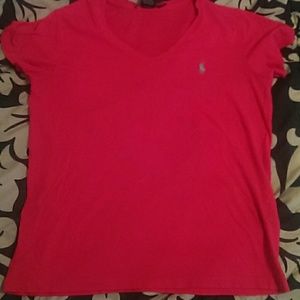 Ralph Lauren sport vneck shirt