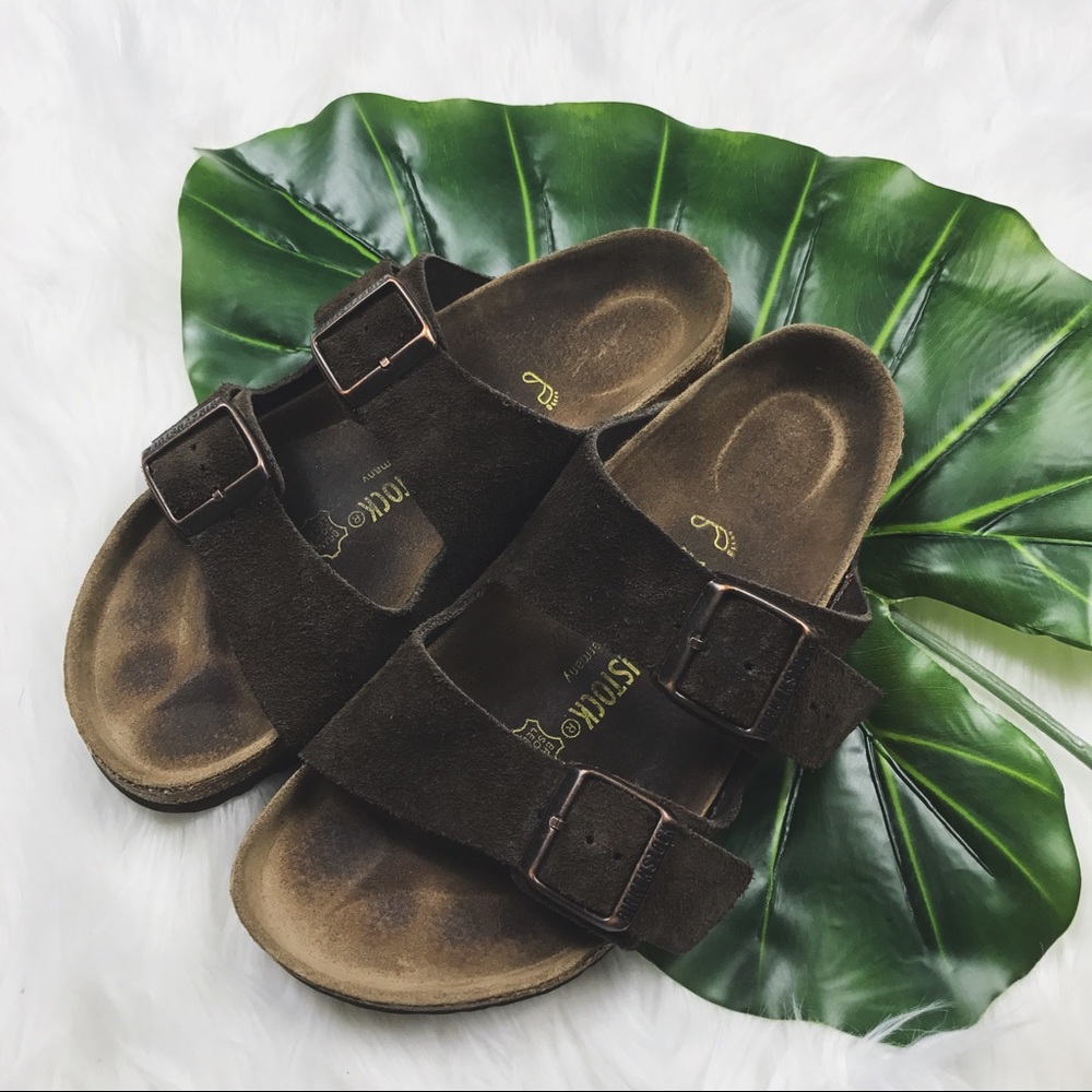 Birkenstock Brown Suede Sandals