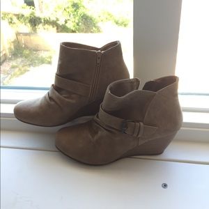 Beige Wedges