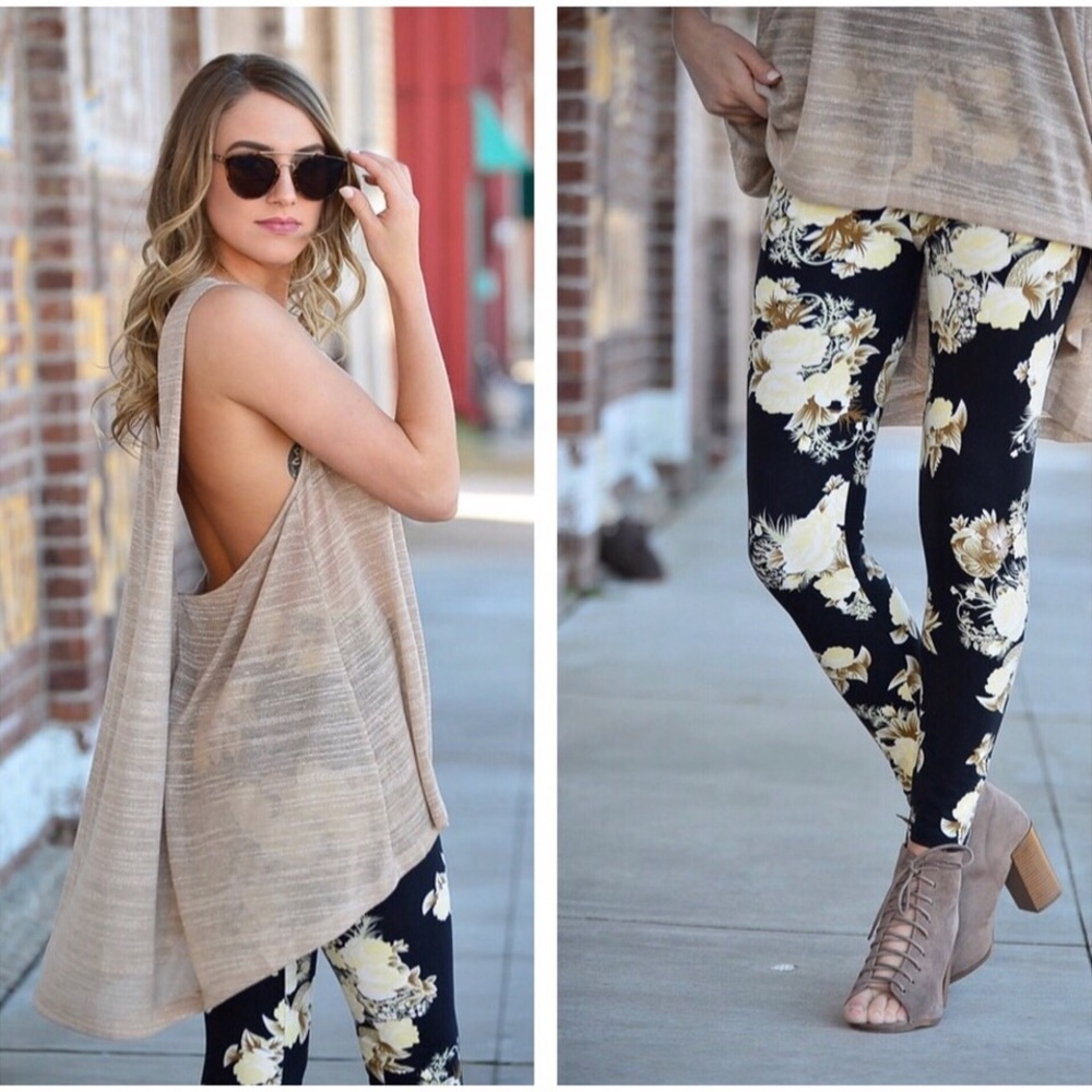 Bahama Print Leggings - Picture 3 of 3