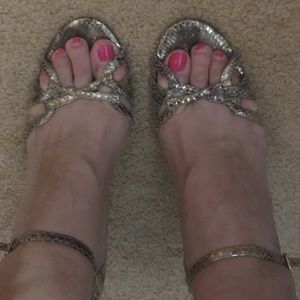 Gold Dressy Sandals