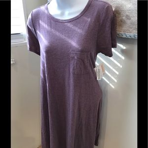 NWT Lularoe XS Heathered Lavender Carly
