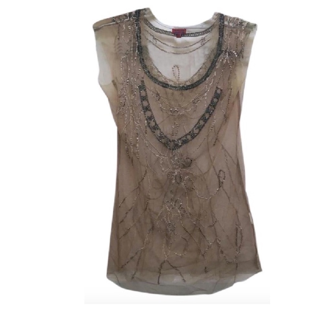 Chan Luu mesh Top