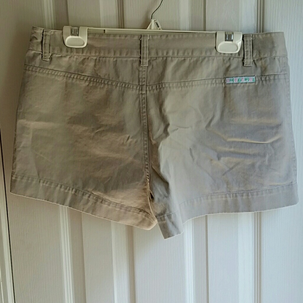 *ROUTE 66 BEIGE 2  POCKET 'SHORT' SHORTS SZ 16