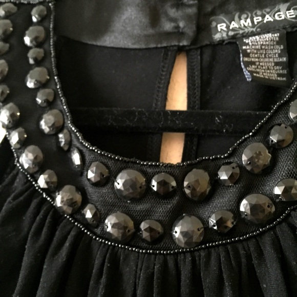 High neck embellished swing tank - Picture 3 of 3