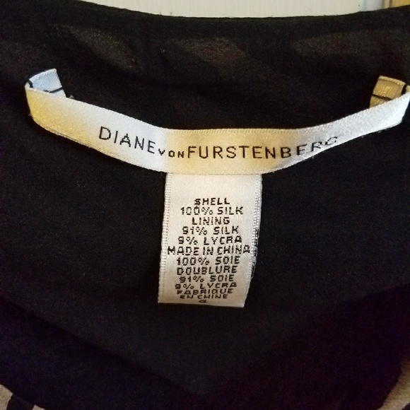 DVF Diane Von Furstenberg Silk Top 4 Zebra Print - Picture 3 of 3