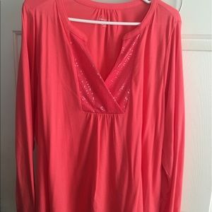 Women's longsleeved plus size top