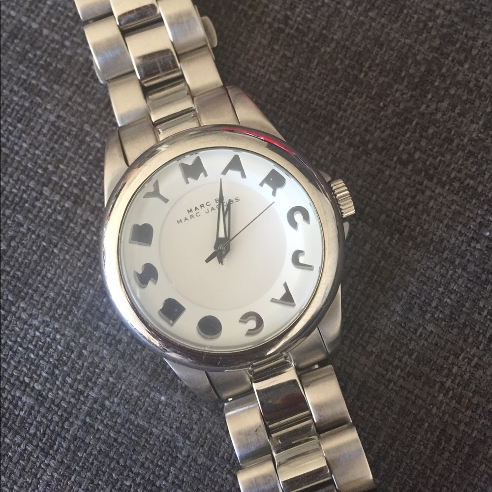Marc Jacobs Silver 35mm Bracelet Watch